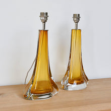 A Pair of Porta Romana - Glass Lamps