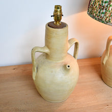 A Pair of Vintage Pottery - Table Lamps