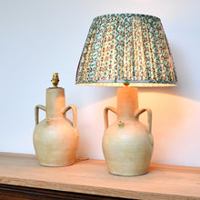 A Pair of Vintage Pottery - Table Lamps