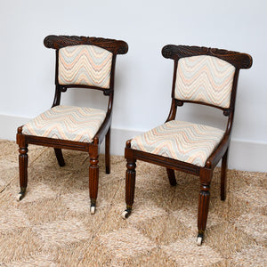 A Pair of Early 19th Century - Side Chairs