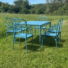 Mid Century - Faux Bamboo Garden Set