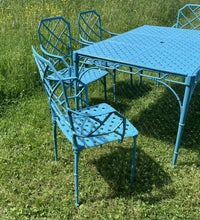 Mid Century - Faux Bamboo Garden Set