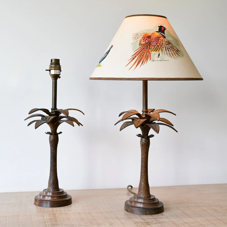A Pair of Palm Tree Shape - Table Lamps