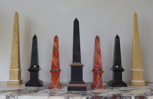 A Collection of Table Obelisks - 20th Century
