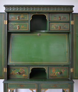Early 20th Century - Chinoiserie Bureau Cabinet