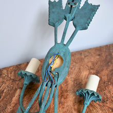 A Pair of Vintage French - Arrow Wall Lights