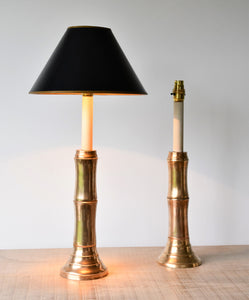 A Pair of Mid 20th Century - French Candlestick Table Lamps