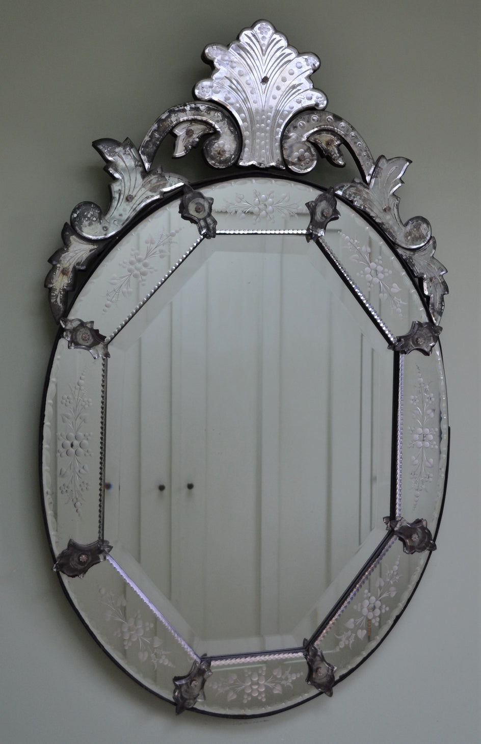 Late 19th Century - Venetian Oval Mirror