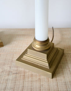 A Fine Pair of Corinthian Column - Table Lamps
