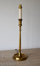 Elegant Victorian Candlestick Lamp & Shade