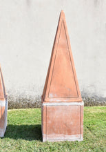 A Pair of Vintage Garden Obelisks