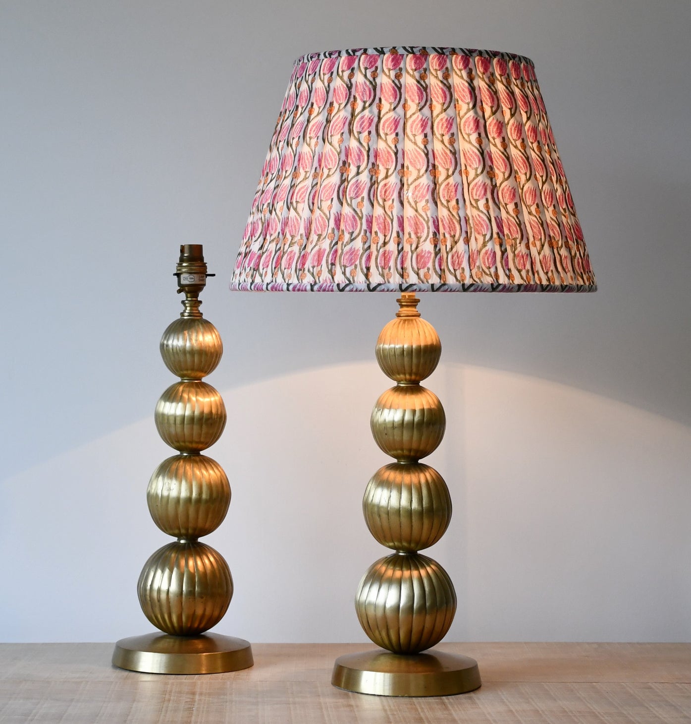 A Pair of Late 20th Century - Bobbin Lamps