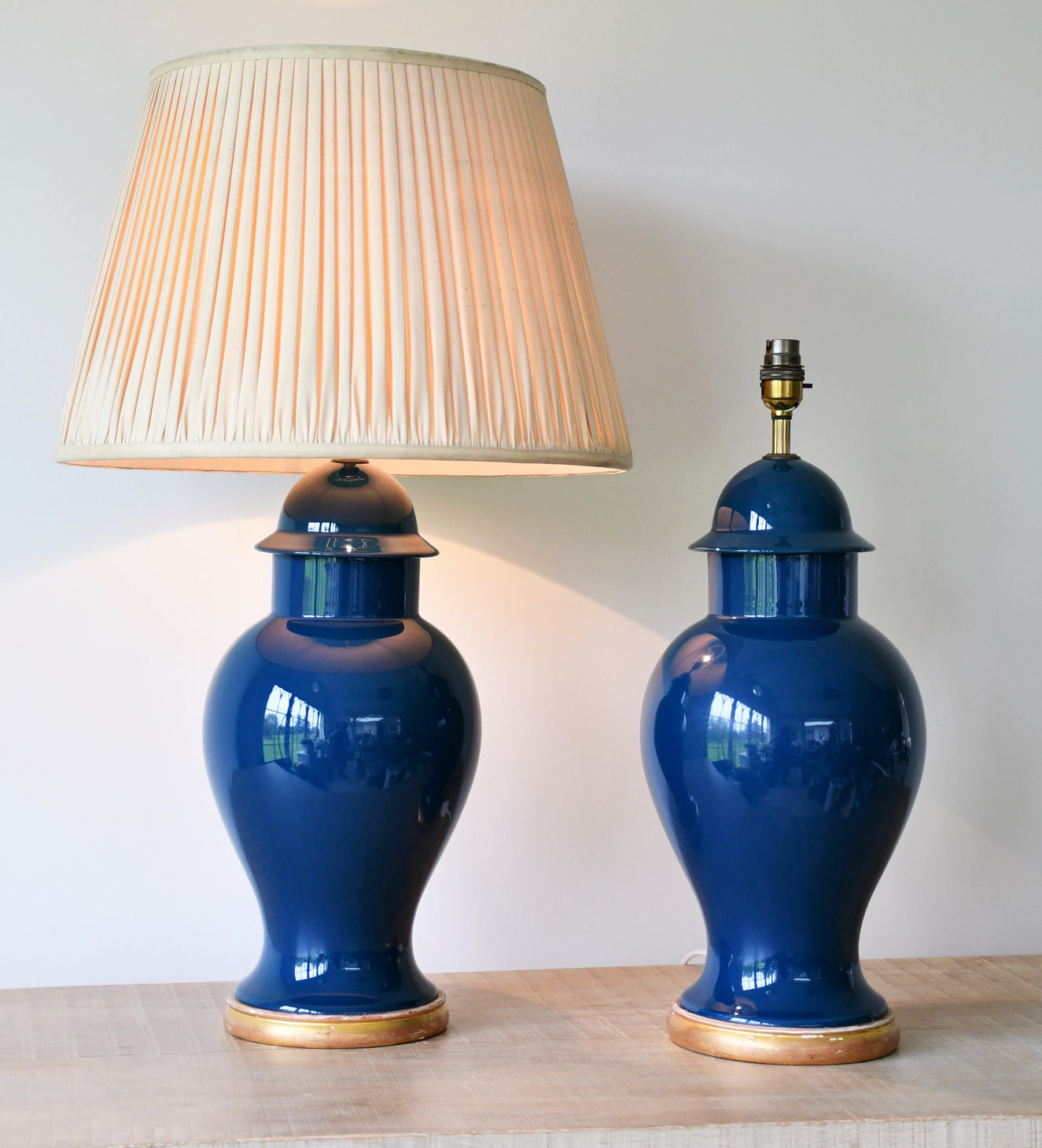 A Pair of Vintage Chinese - Table Lamps