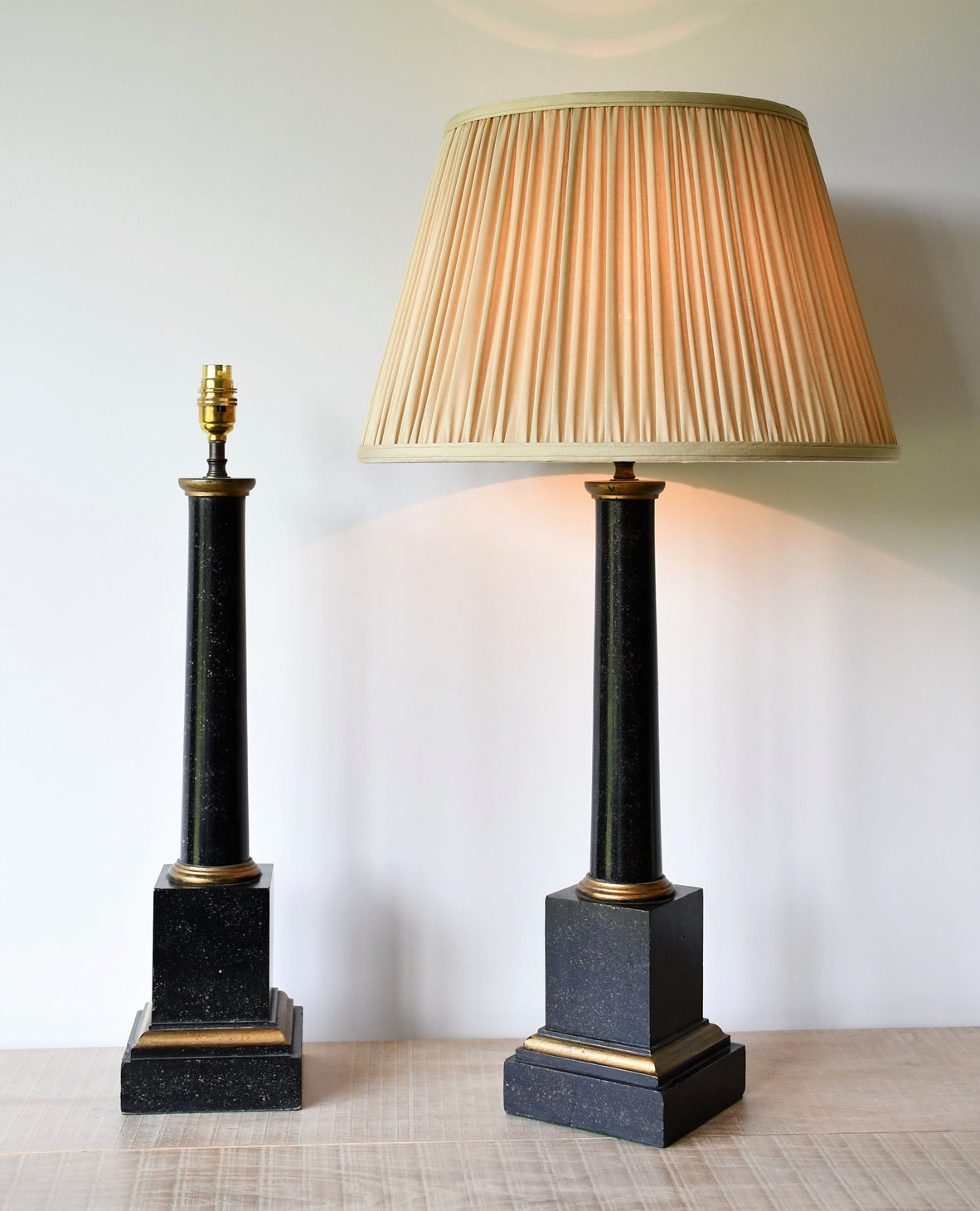 A Pair of Vintage - French Table Lamps