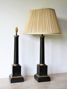 A Pair of Vintage - French Table Lamps