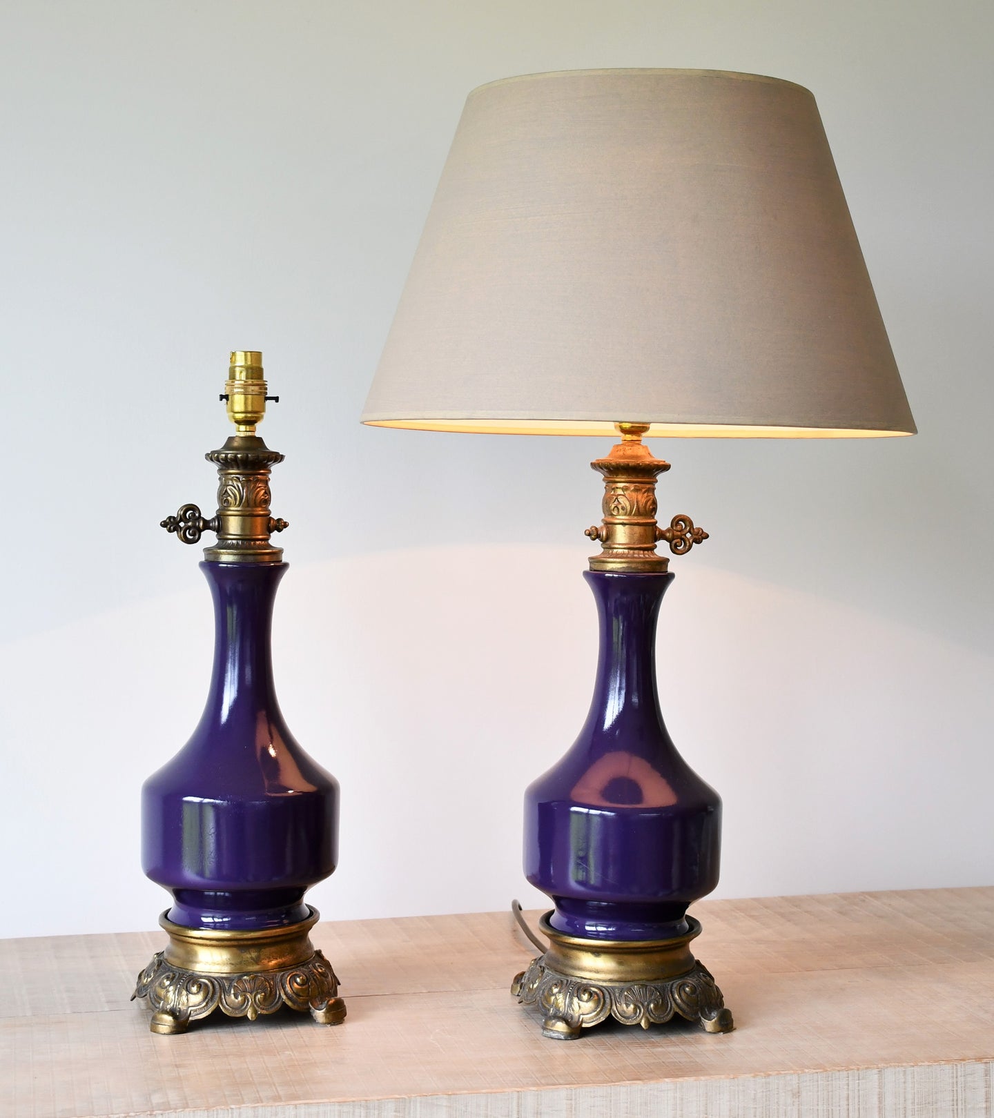 A Pair of Vintage French - Table Lamps