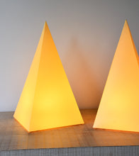 A Pair of Obelisk Shape - Table Lamps.