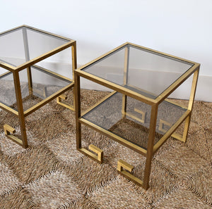 A Pair of Italian - 1970s Side Tables