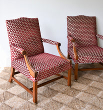 A Pair of Late 20th Century - Gainsborough Style Armchairs