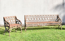Val D'Osne style - Garden Bench and Two matching Chairs.