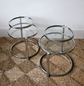 A Pair of Vintage - Coffee/Side Tables