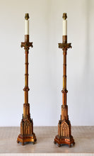A Pair of 19th Century - French Gothic Revival Lamps