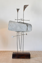 Abstract Sculpture - Walking Couple by William Black