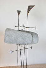 Abstract Sculpture - Walking Couple by William Black
