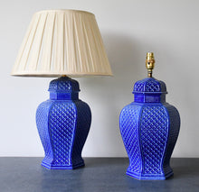 A Pair of Vintage - Oriental Style - Table Lamps