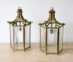 A Pair of French - Mid 20th Century Lanterns