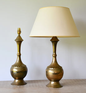 A Pair of Vintage - Indian Table Lamps