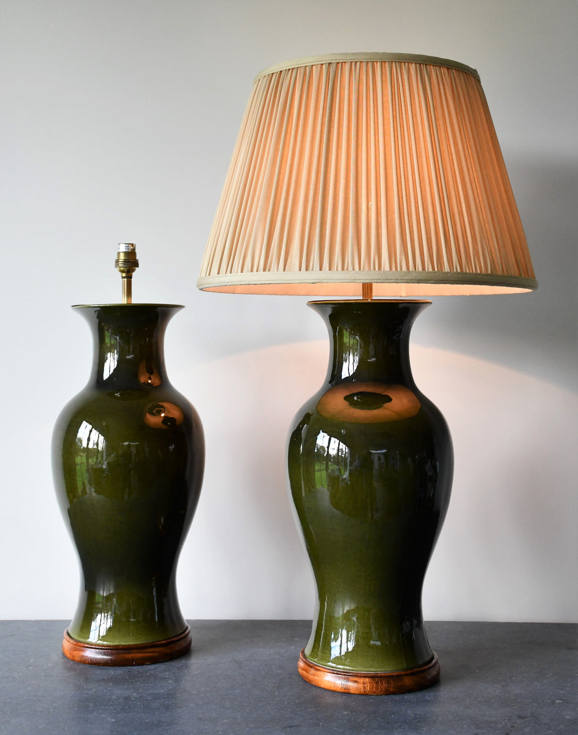A Pair of Vintage Chinese Style - Table Lamps