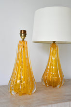 A Pair of Handmade - Glass Table Lamps