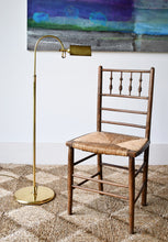 Brass Reading Floor Lamp & Shade