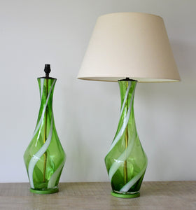 A Pair of Murano - Italian Table Lamps