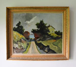 Landscape Painting by Lars Boethius (1903-1968)