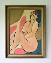 Vintage French - Surrealist Nude Painting