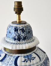 A Pair of 19th Century - Delft Lamps