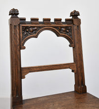 A Pair of 19th Century - Gothic Hall Chairs
