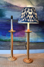 A Pair of Vintage Candlestick - Table Lamps