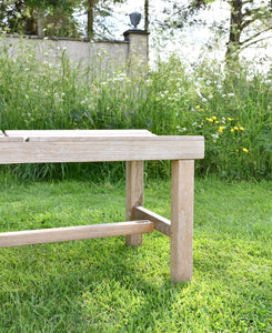 Contemporary Teak - Garden Bench