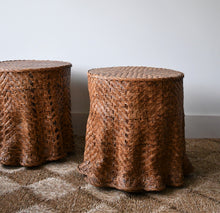 A Pair of Vintage - Handmade Side Tables