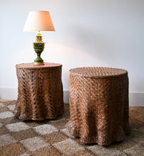 A Pair of Vintage - Handmade Side Tables