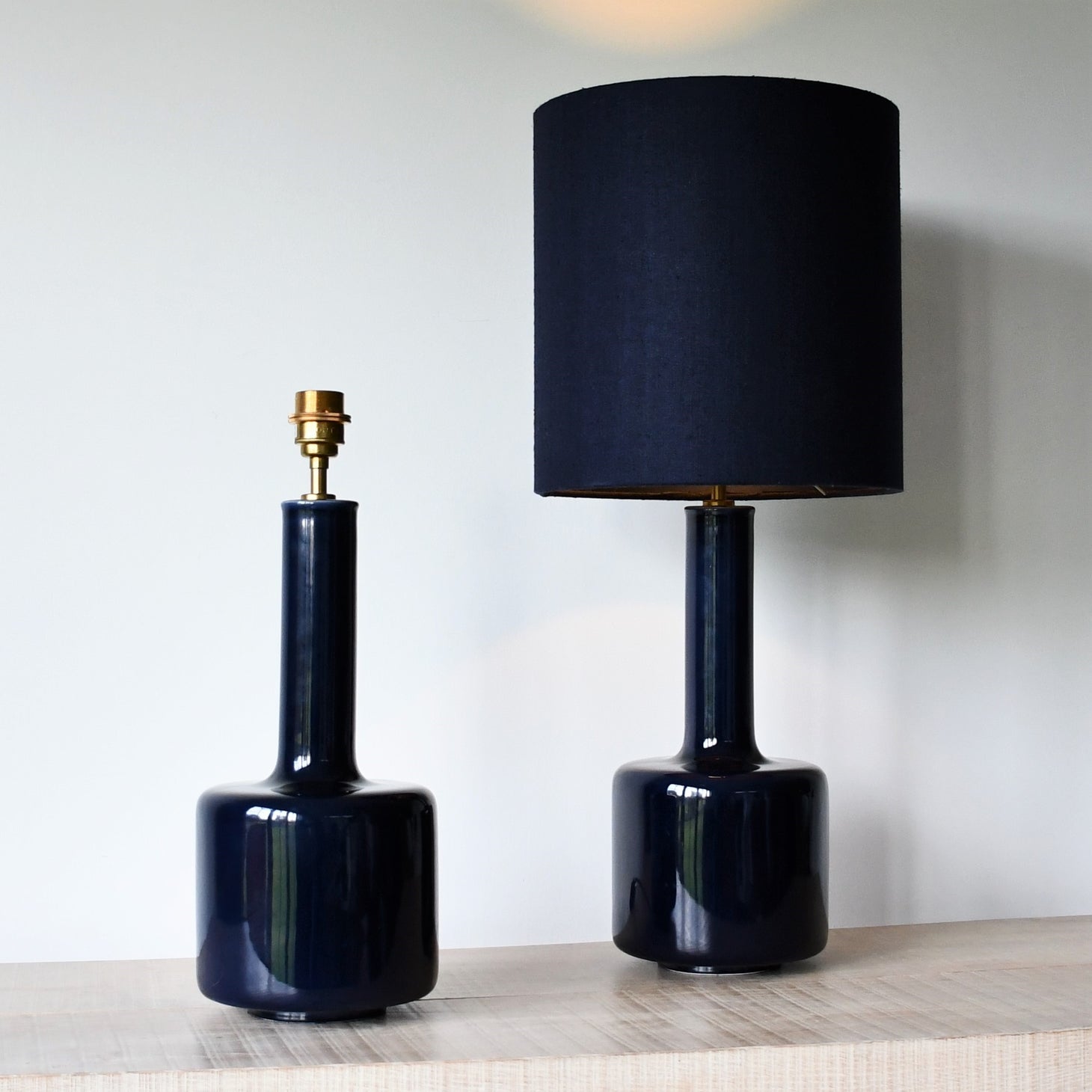 A Pair of Porta Romana - Table Lamps & Shades