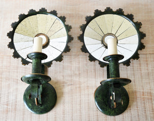 A Pair of Vaughan Designs - Tole Wall Lights