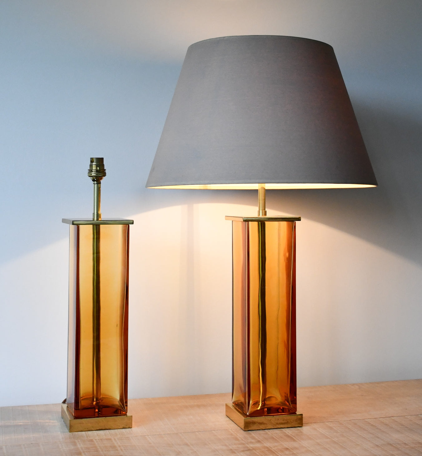 A Pair of Best and Lloyd - Vetro Large Table Lamps