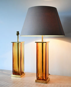A Pair of Best and Lloyd - Vetro Large Table Lamps