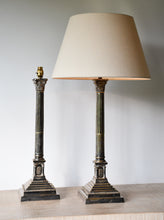 A Pair of Early 20th Century - Silver Plated Table Lamps