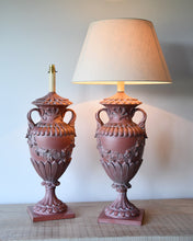 A Pair of Swedish Urn Shape - Table Lamps