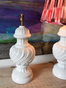 A Pair of Mid C Royal Doulton - Table Lamps